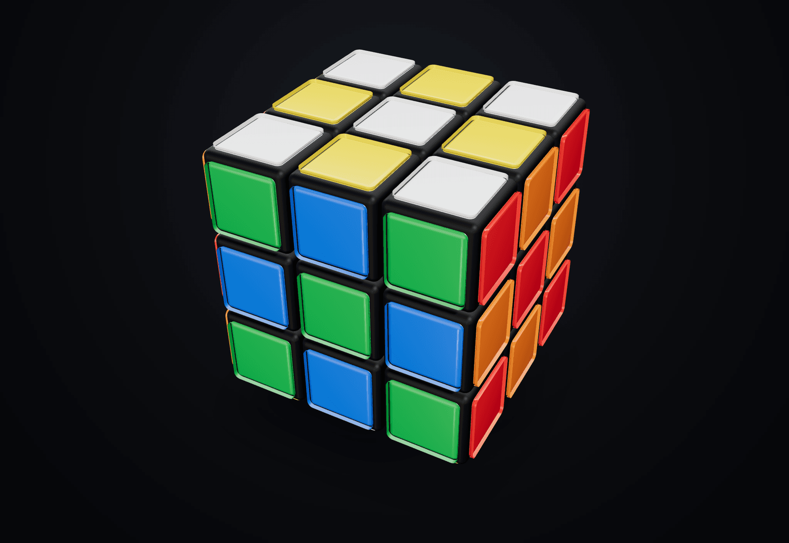 CubeLab checkerboard pattern