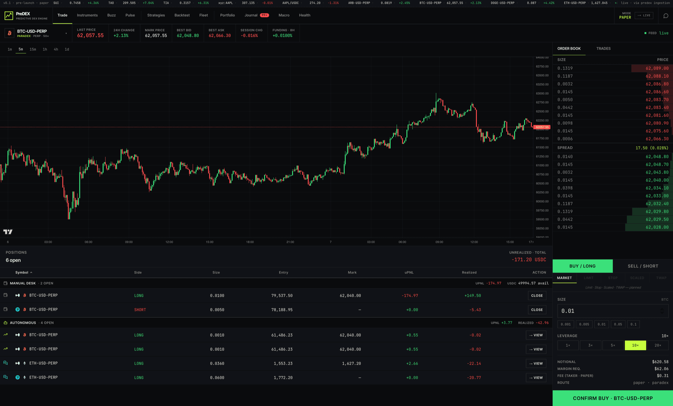 PreDEX screenshot