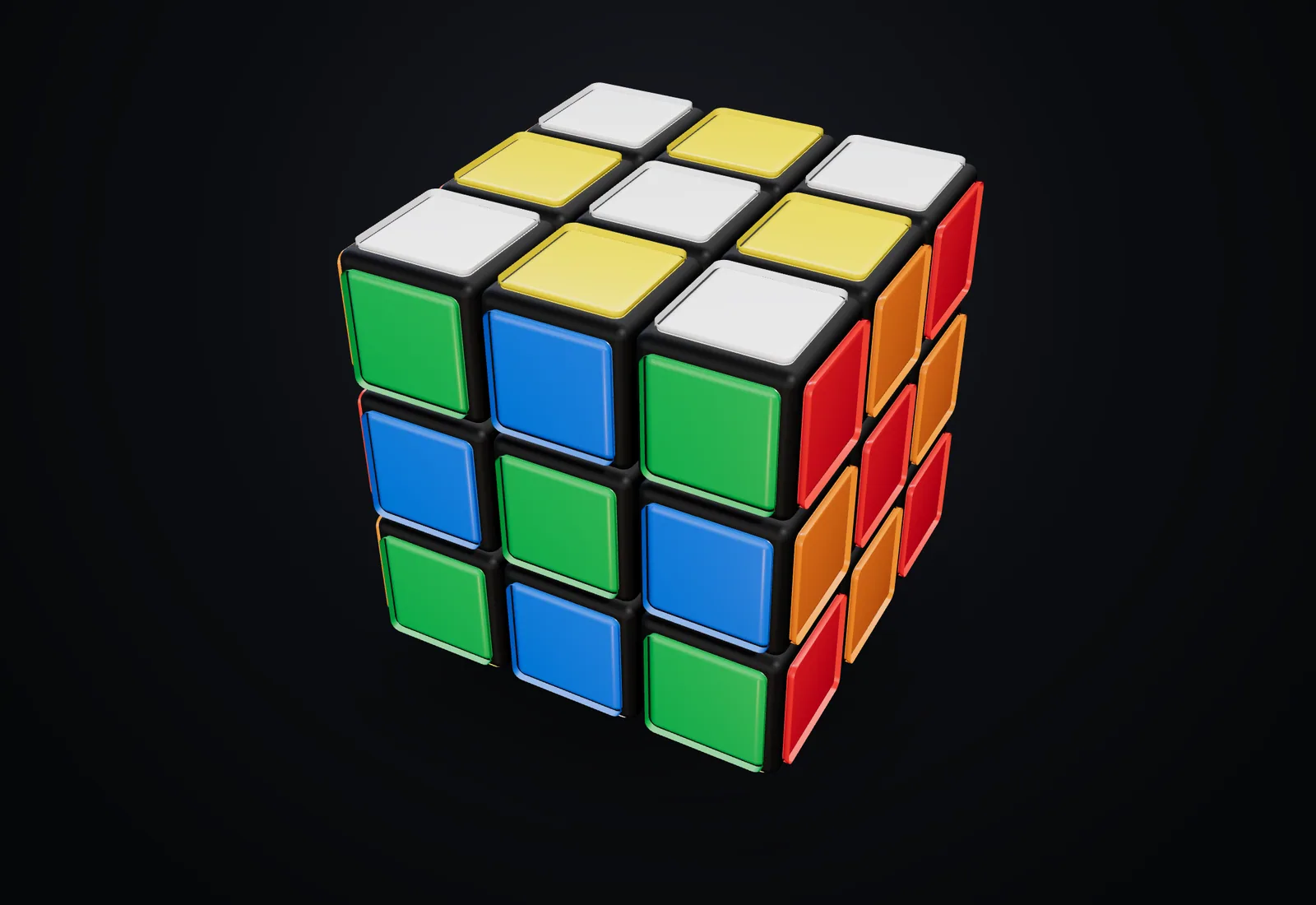 CubeLab checkerboard pattern